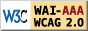 Nivel AAA de Accesibilidad WCAG 2.0.